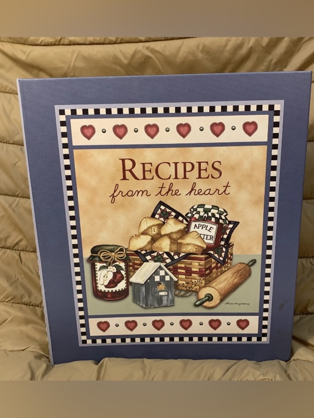 Vintage RECIPE FROM THE HEART 2002 Granny Cookbook w/handwritten Recipes